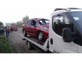 Defalarca takla attı: 1 ölü, 1 yaralı