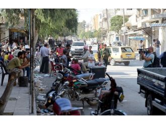 Cerablus’taki hayat İHA objektiflerine böyle yansıdı