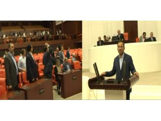 Meclis bombalanırken içeride bunlar yaşandı: Yeni görüntüler!