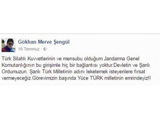 Şehidin 15 Temmuz paylaşımı dikkat çekti