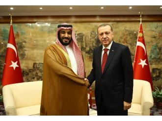 Erdoğan, Suudi Savunma Bakanı Salman’la görüştü