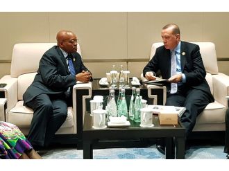 Cumhurbaşkanı Erdoğan, Güney Afrika Devlet Başkanı Zuma ile görüştü