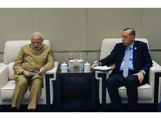 Erdoğan Hindistan Başbakanı Modi’yi kabul etti