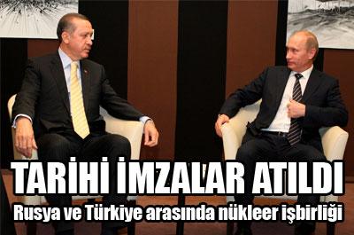 Rusya ve Türkiye arasında nükleer işbirliği
