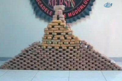 Mersinde 313 kilo eroin ele geçirildi