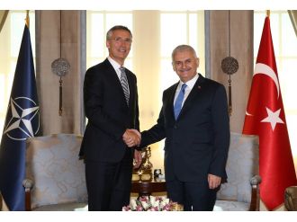Yıldırım Stoltenberg’le görüştü