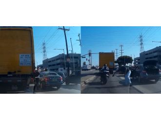 Trafikteki tartışma olaylı bitti