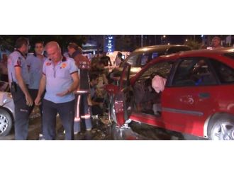 Ters yönde giden araç dehşet saçtı: 1’i çocuk 7 yaralı