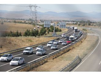 Bolu Dağı’nda bayram yoğunluğu başladı