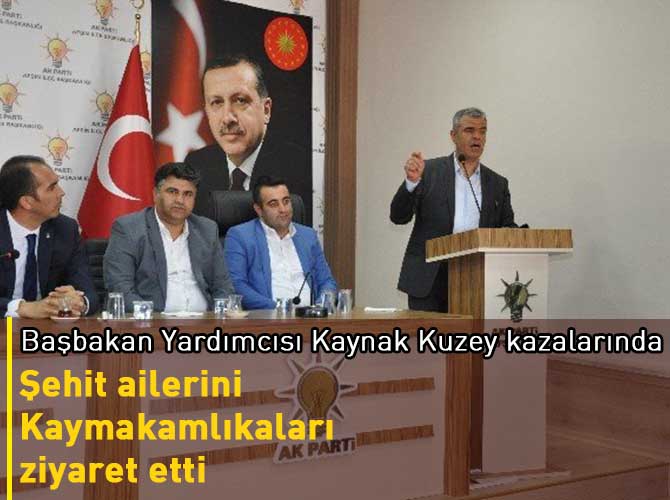 Başbakan Yardımcısı Veysi Kaynak Kahramanmaraş’ta