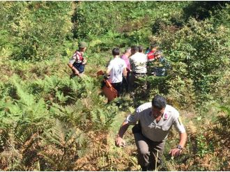 100 metreden yere çakıldılar