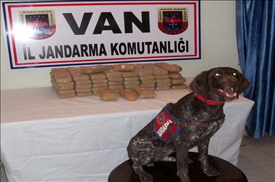 Vanda 87 kilo eroin ele geçirildi