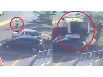 Ölümden saniyelerle kurtuldu!