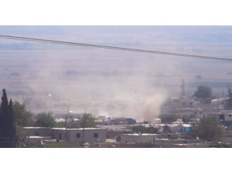 IŞİD köyleri, obüslerle vuruluyor