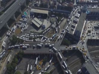 Dönüş çilesi havadan görüntülendi