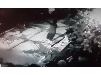 Maganda dehşeti güvenlik kamerasında