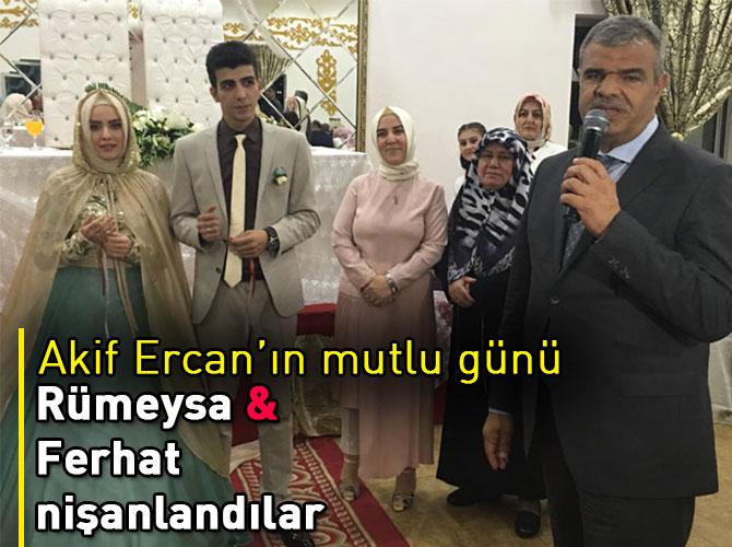 Rümeysa ile Ferhat nişanlandılar