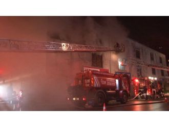 İstanbul’da atölye yangını