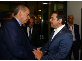 Yunanistan Başbakanı Çipras’la görüştü