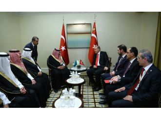 Erdoğan Suudi Prens’le görüştü