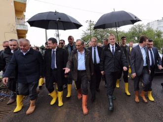 Canikli ve Soylu afet bölgesinde