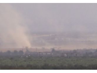 Roketin atıldığı DAEŞ mevzileri imha edildi