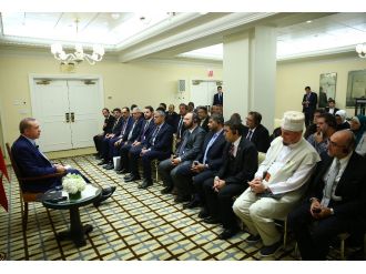 Cumhurbaşkanı ABD’li Müslümanlarla görüştü