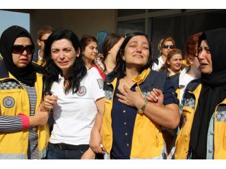 Gözyaşları sel oldu!