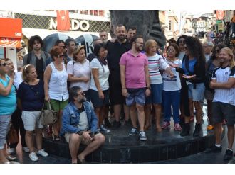 Taraftardan hemşireye şorlu destek