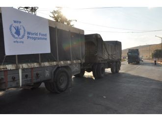 BM’nin 34 yardım TIR’ı daha İdlib’e gitti