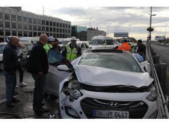 E-5’te zincirleme kaza: 5 yaralı