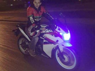 Motosiklet tutkusu sonu oldu