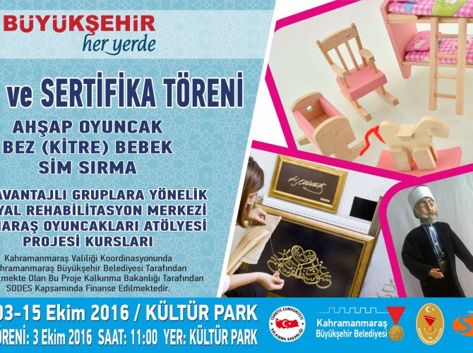 Büyükşehir’den Ahşap Oyuncak Sergisi