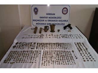 Giresun’da tarihi eser operasyonu