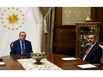 Cumhurbaşkanı Erdoğan MİT Müsteşarını kabul etti