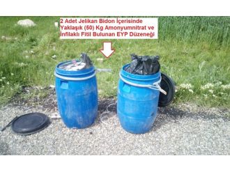 Yola tuzaklanan EYP imha edildi