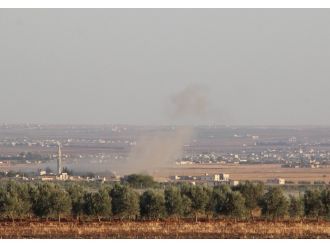 Roketin atıldığı hedefler yerle bir edildi