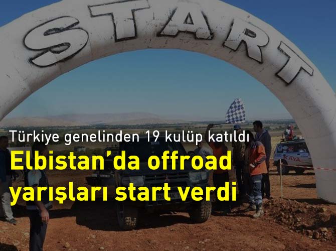 Elbistan’da offroad yarışları