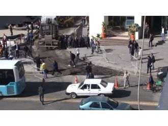 Döner bıçaklı, kazmalı, kürekli kavga kamerada