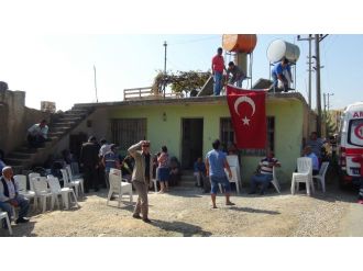 ’Fırat Kalkanı’ şehidinin baba ocağına ateş düştü