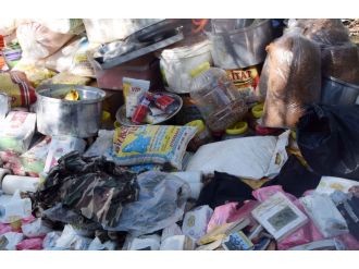 Teröristlere malzeme taşıyormuş