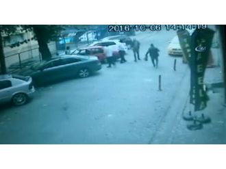 Yenibosna’daki patlama anı kamerada