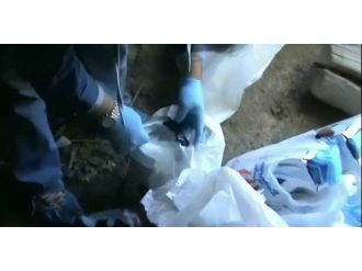 Toprağa gömülü halde bulundu!