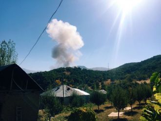 Karakola bomba yüklü araçla saldırı