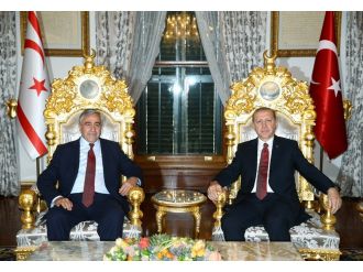 Erdoğan Akıncı’yla görüştü