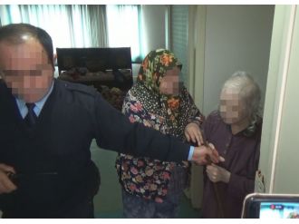 Yangın ihbarına giden polise oklavalı müdahale