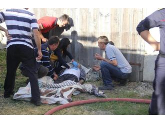 Babasını ölümden kurtardı