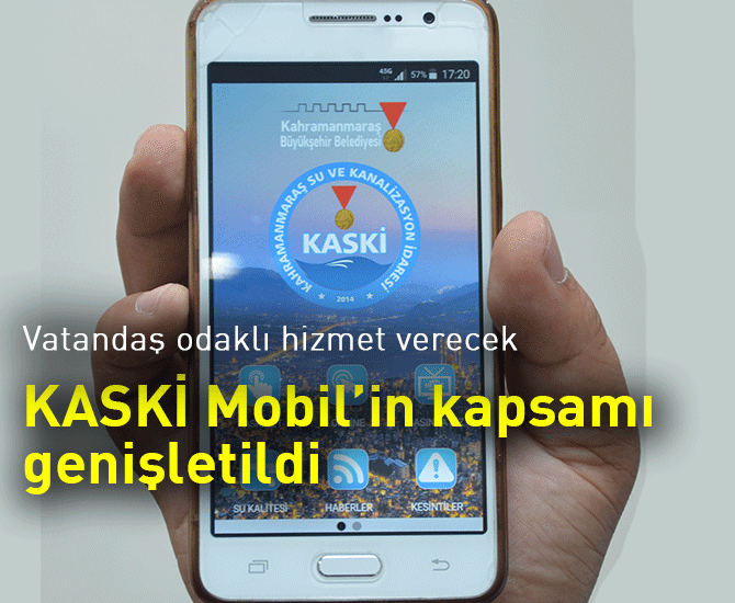 KASKİ Mobil’in kapsamı genişletildi