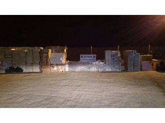 Batman’da 1 milyon TL’lik kaçak sigara ele geçirildi