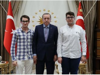 Derece giren öğrenciler Beştepe’ye çıktı